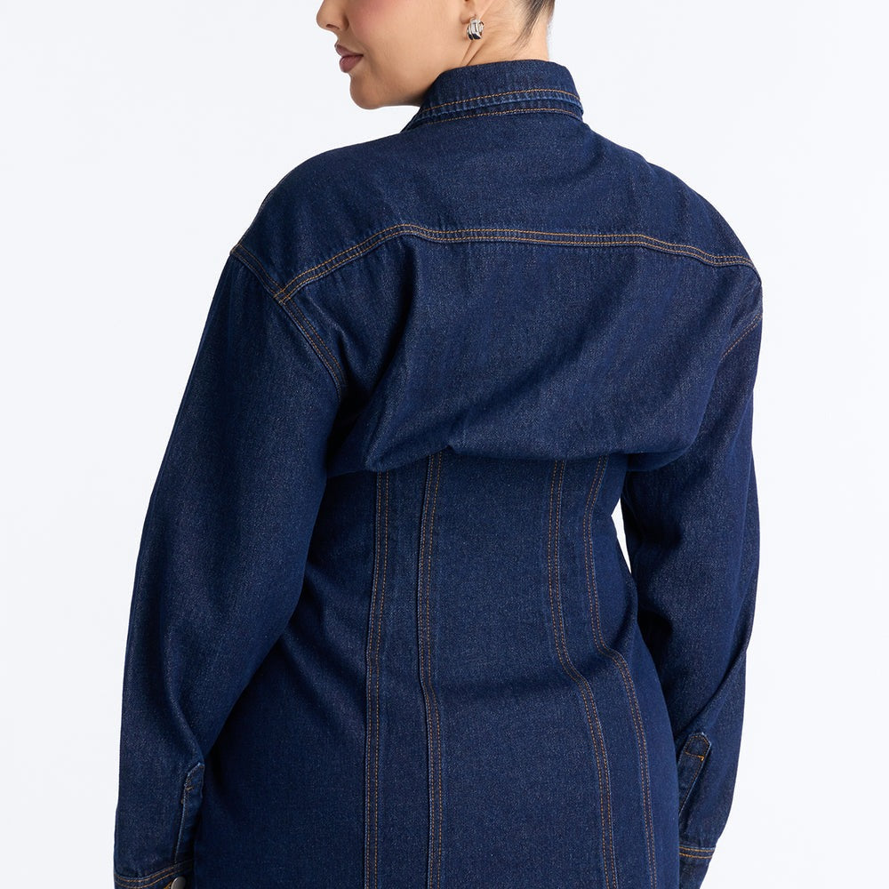 Alessandra Denim Mini Dress