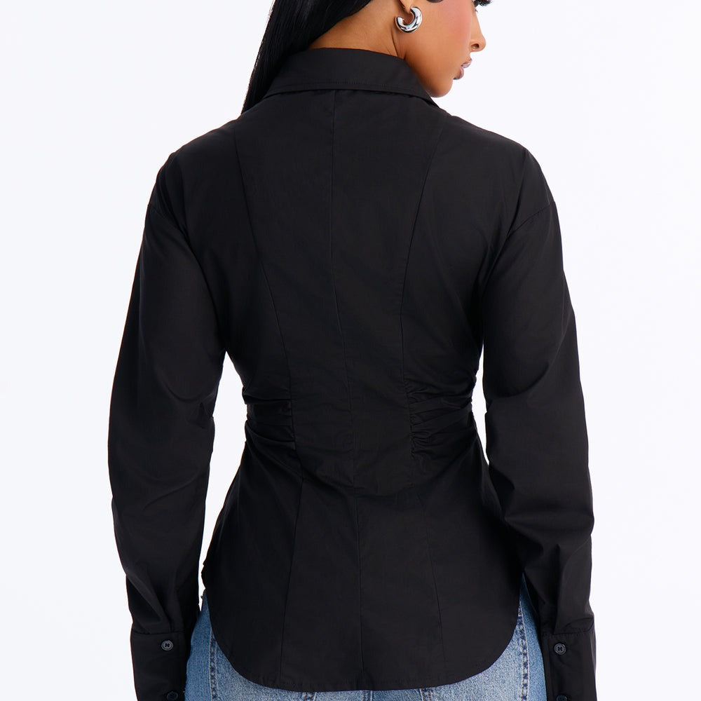 Alaia Poplin Button Up Shirt