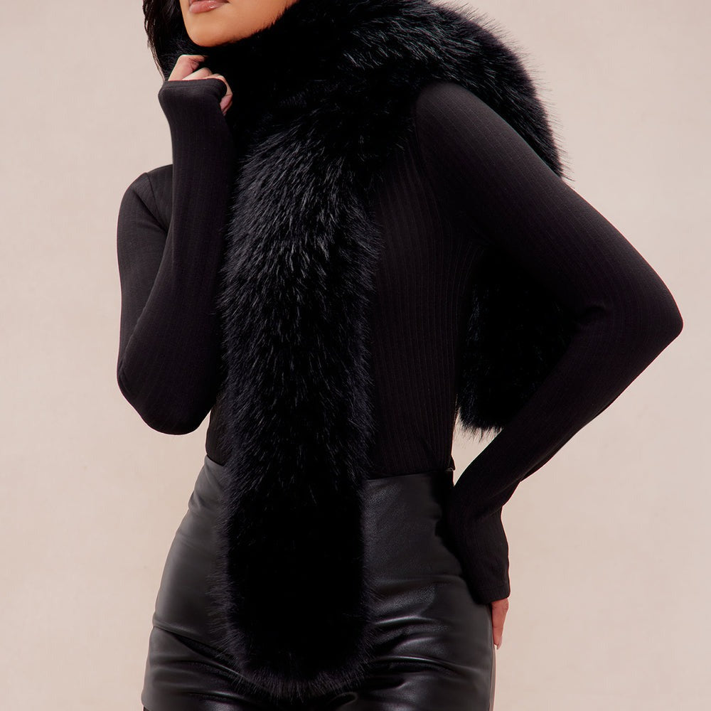 Alessandra Faux Fur Wrap