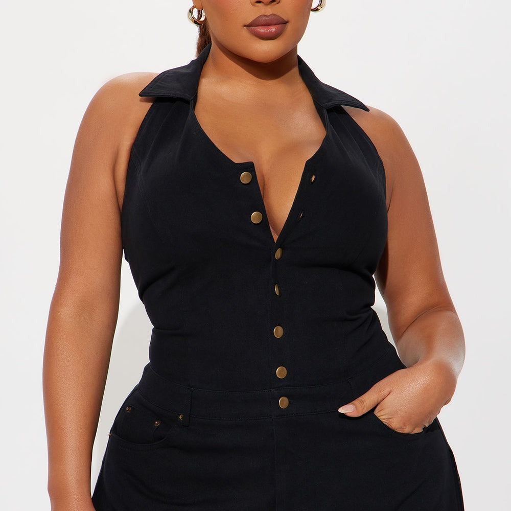Alexis Barrel Leg Jumpsuit