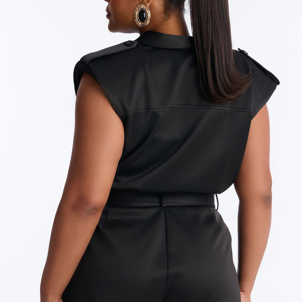 Alaria Belted Micro Romper