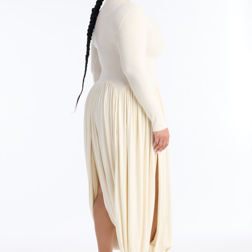 Alayna Long Sleeve Sweater Maxi Dress