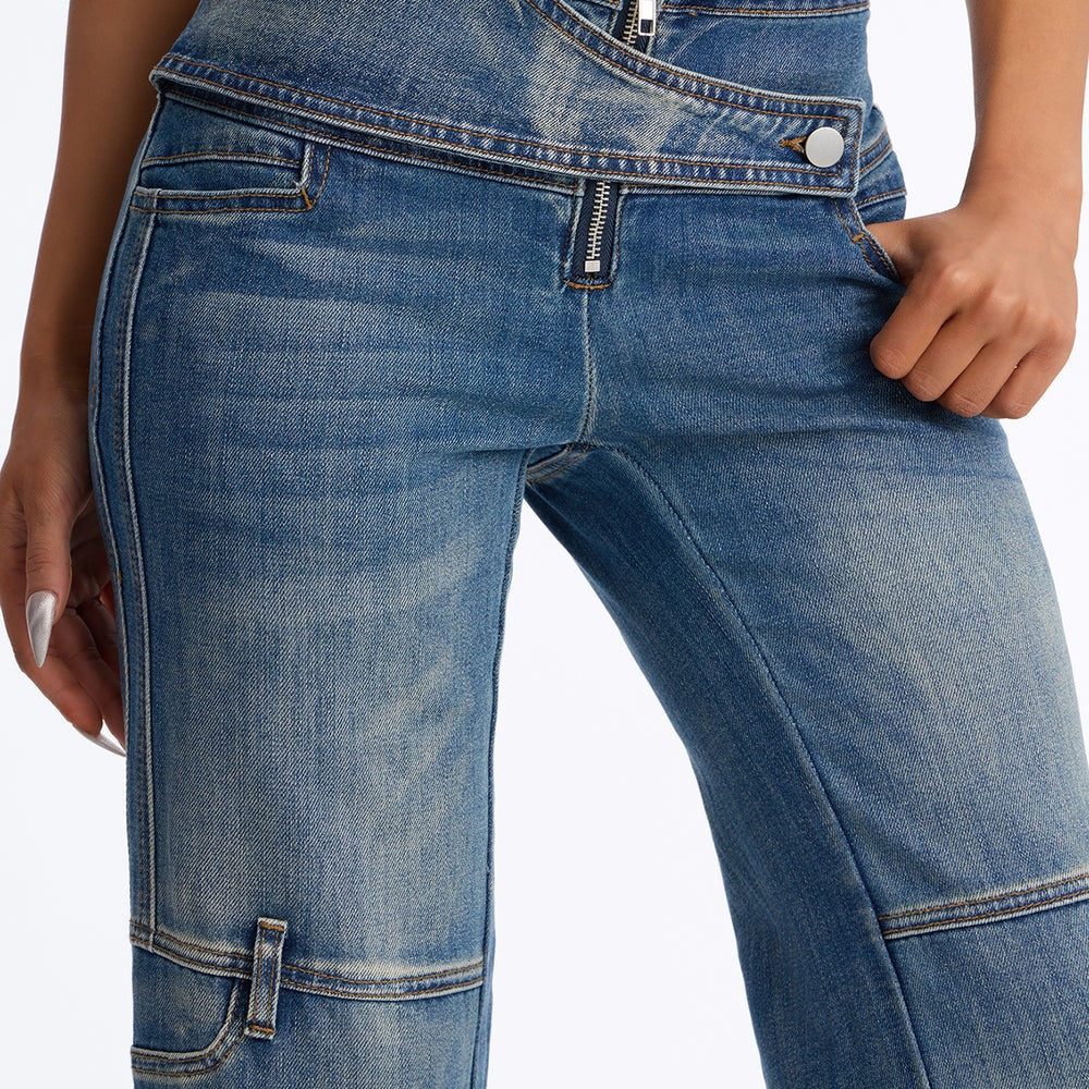 A Home Run Stretch Flare Jeans