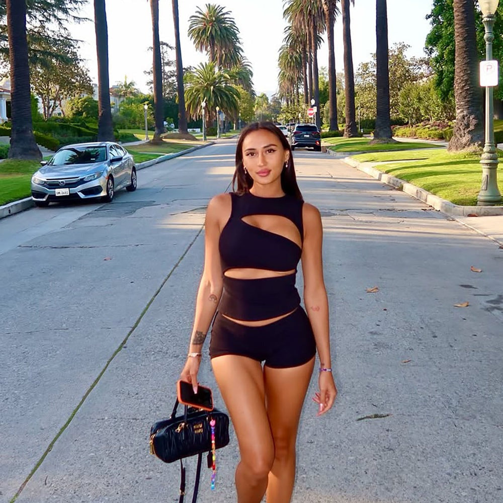 Acacia Snatched Micro Mini Short Set