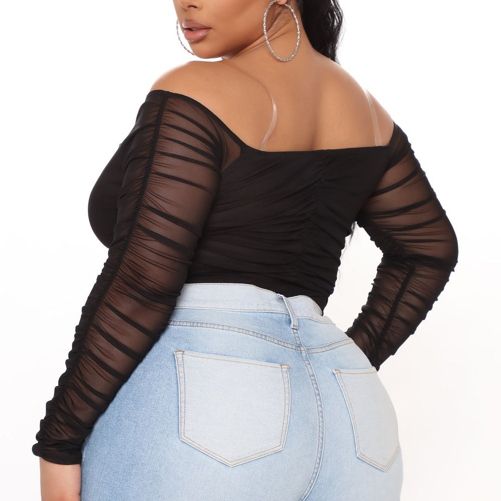 A Hot Mesh Bodysuit