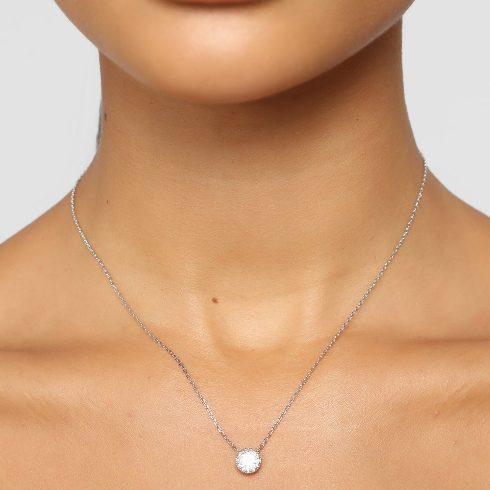 A Drop Of Diamond Necklace