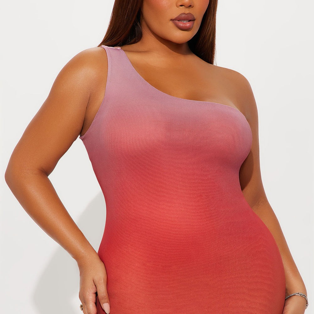 Adika Mesh Ombre Maxi Dress