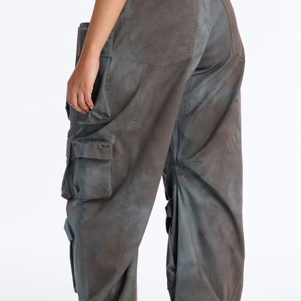 Abigail Low Rise Barrel Leg Cargo Pant