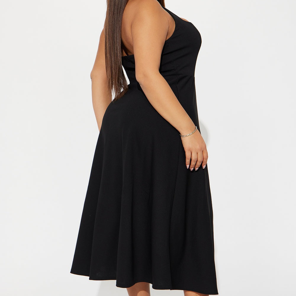 Alena Halter Midi Dress