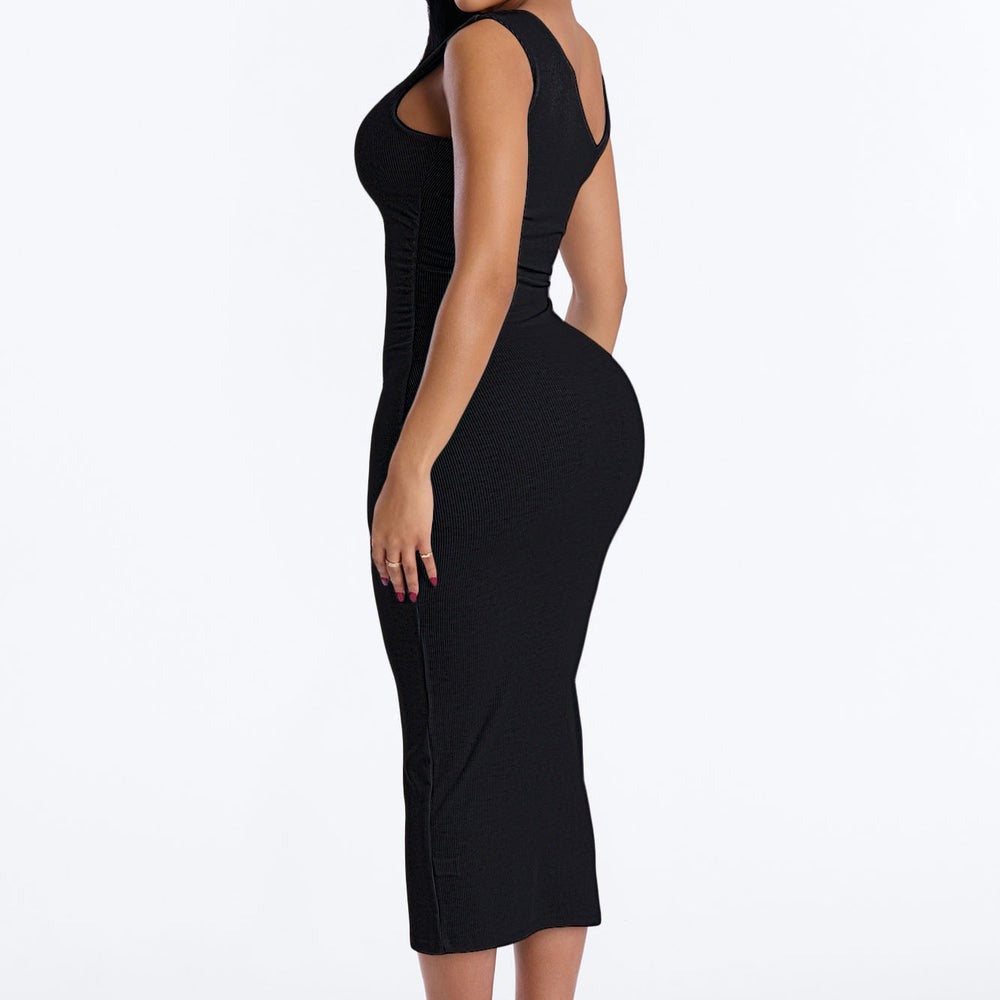 Adria Ribbed Midi Dress