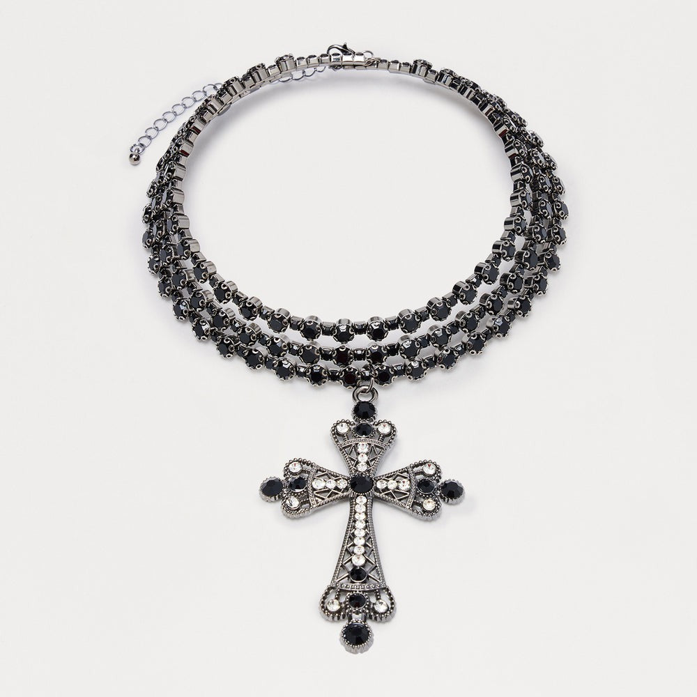 A Bit Sinful Pendant Choker Necklace