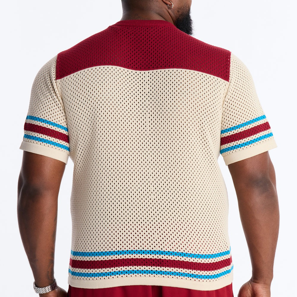 33 Striped Short Sleeve Jersey