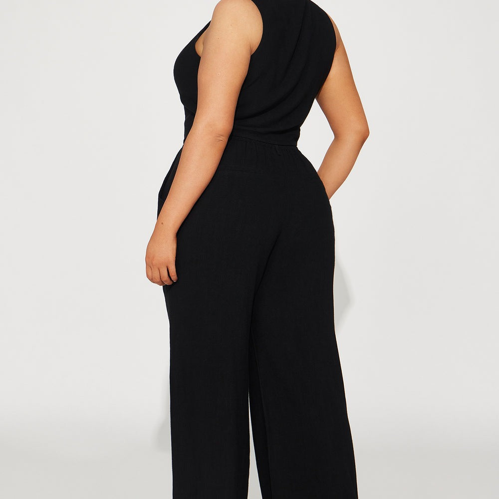 Act Right Linen Pant Set