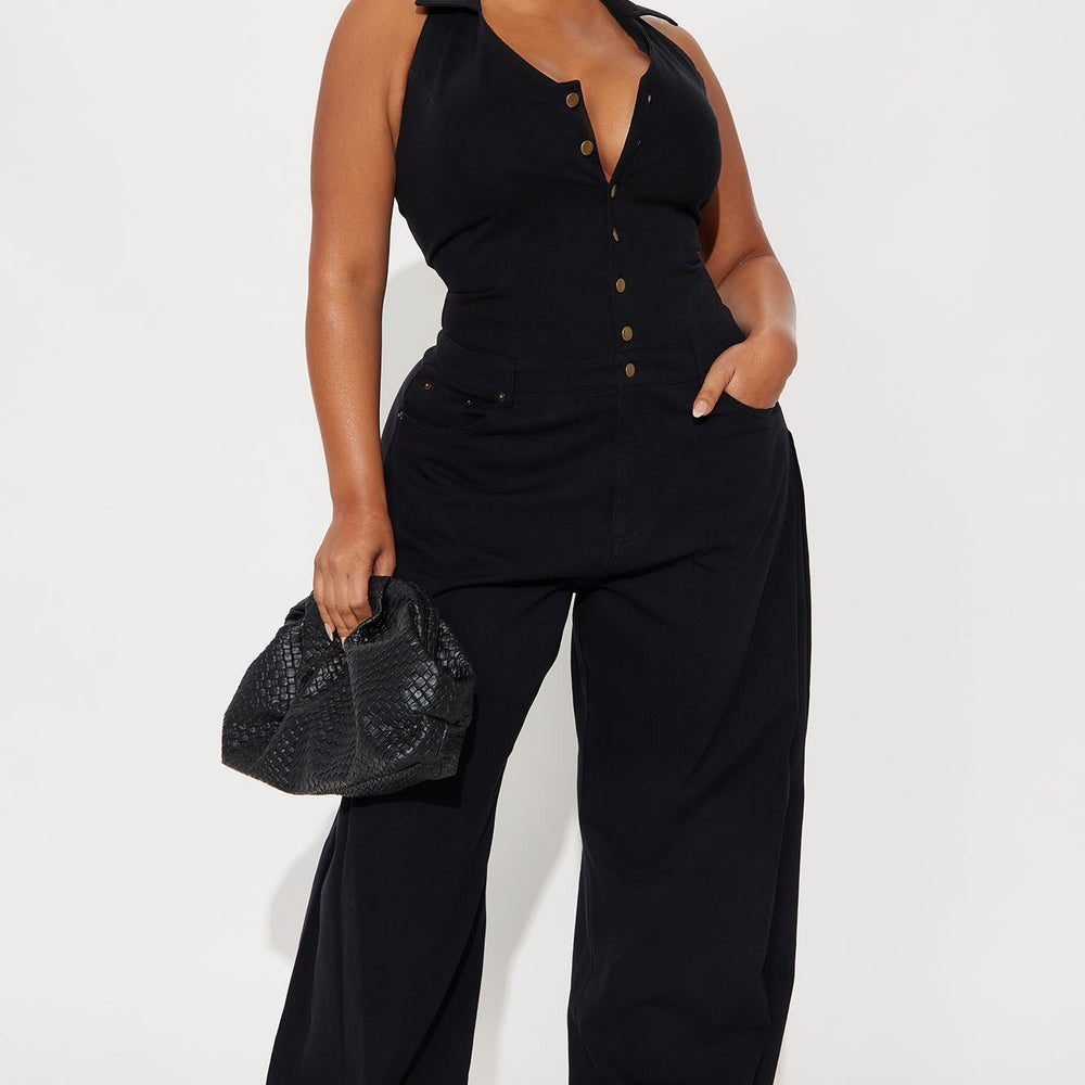 Alexis Barrel Leg Jumpsuit