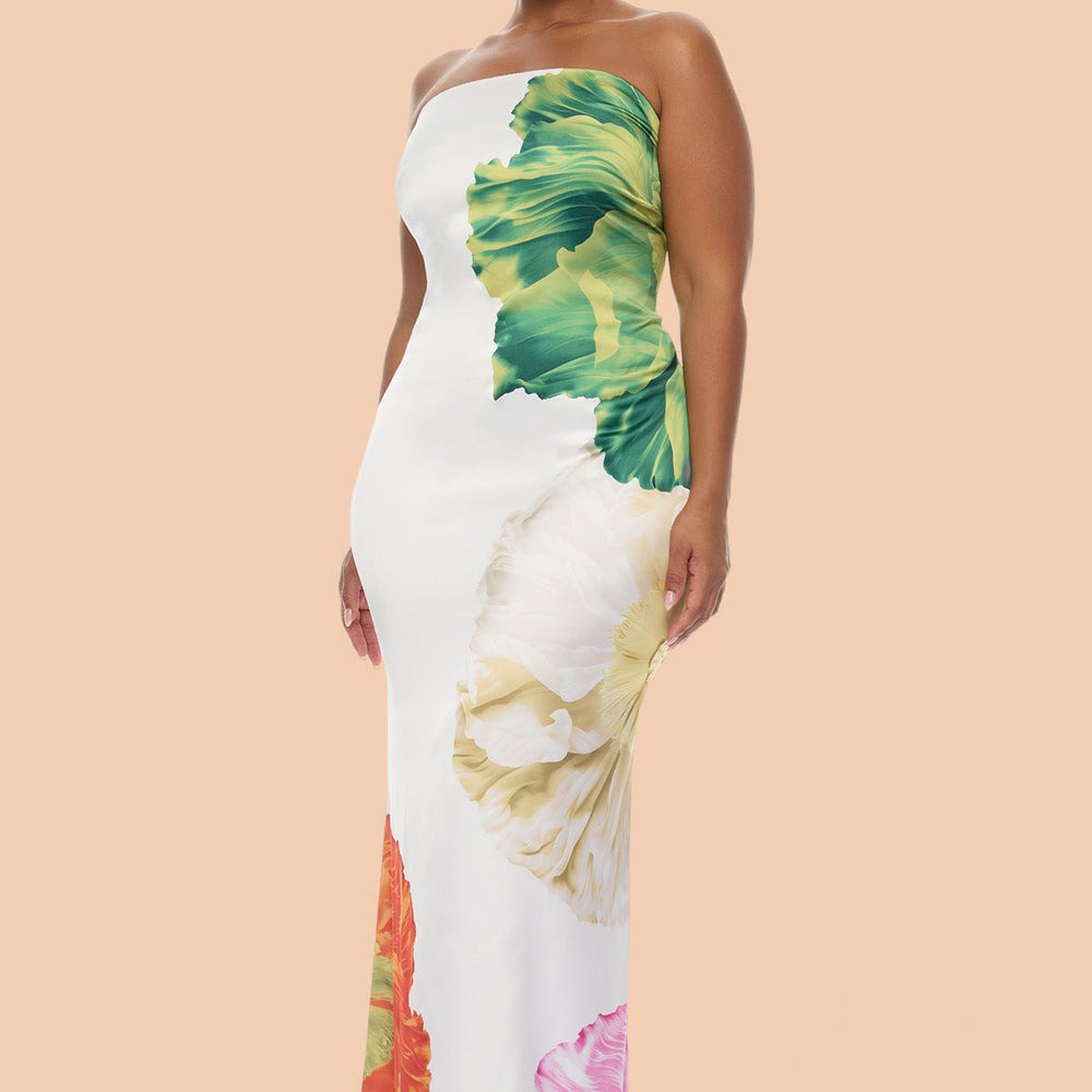 Alana Satin Maxi Dress