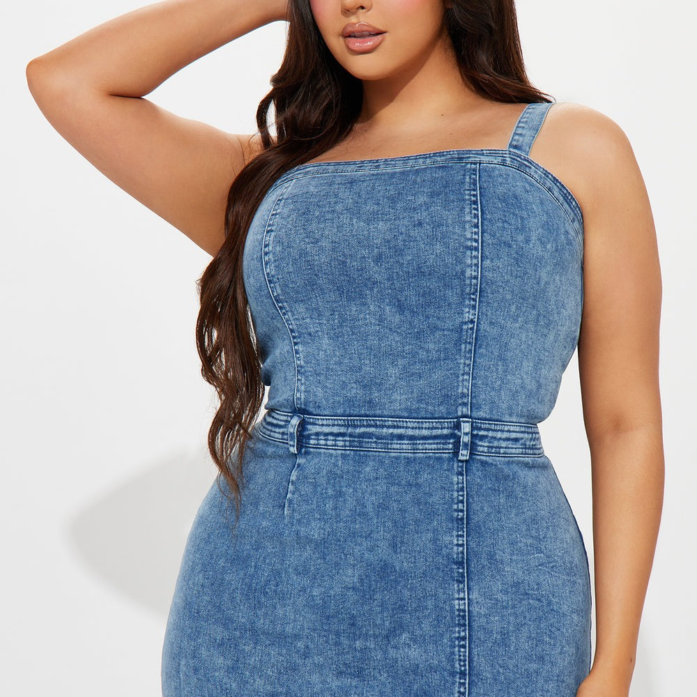 Addison Denim Maxi Dress