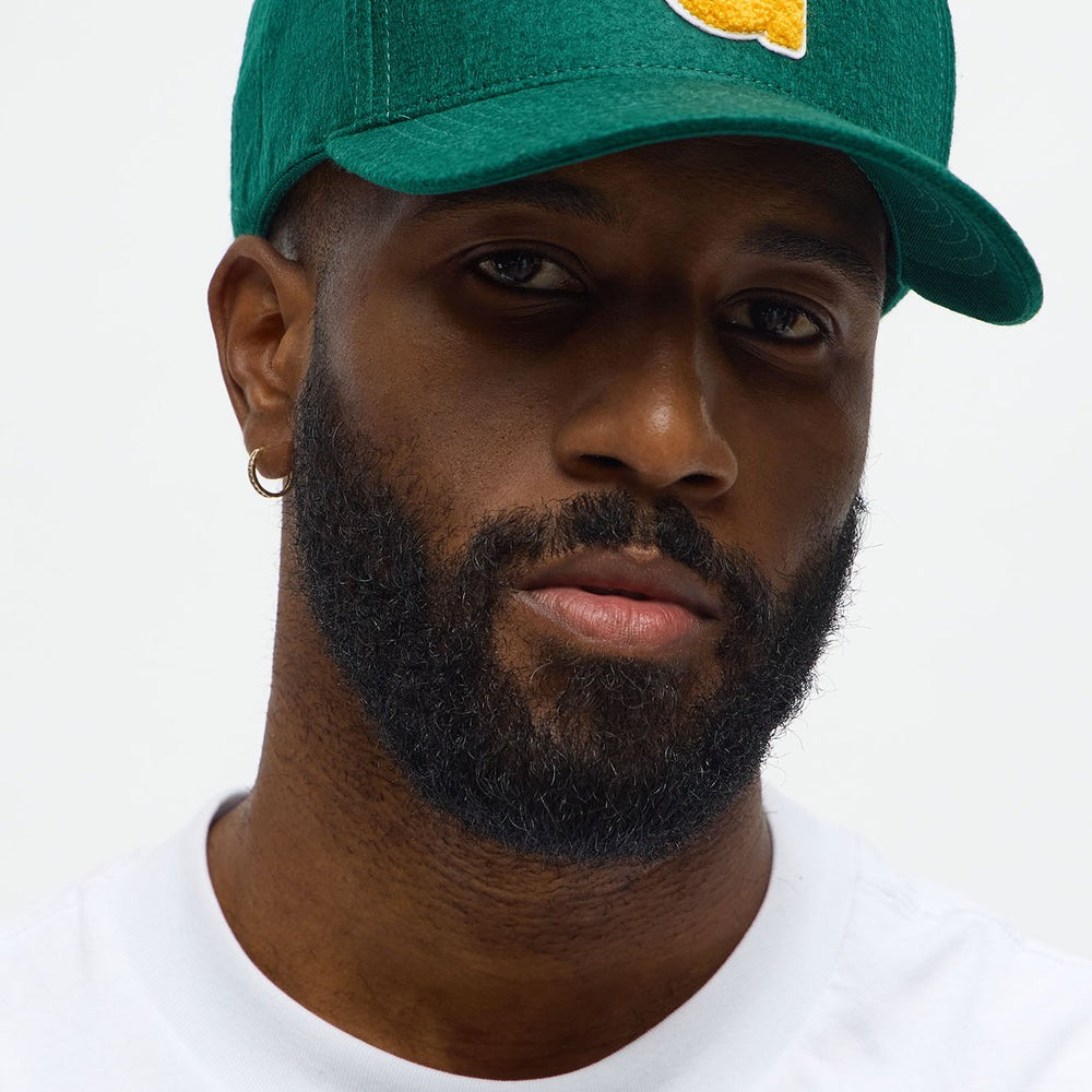 1St Gold Textured Structured Snapback Hat