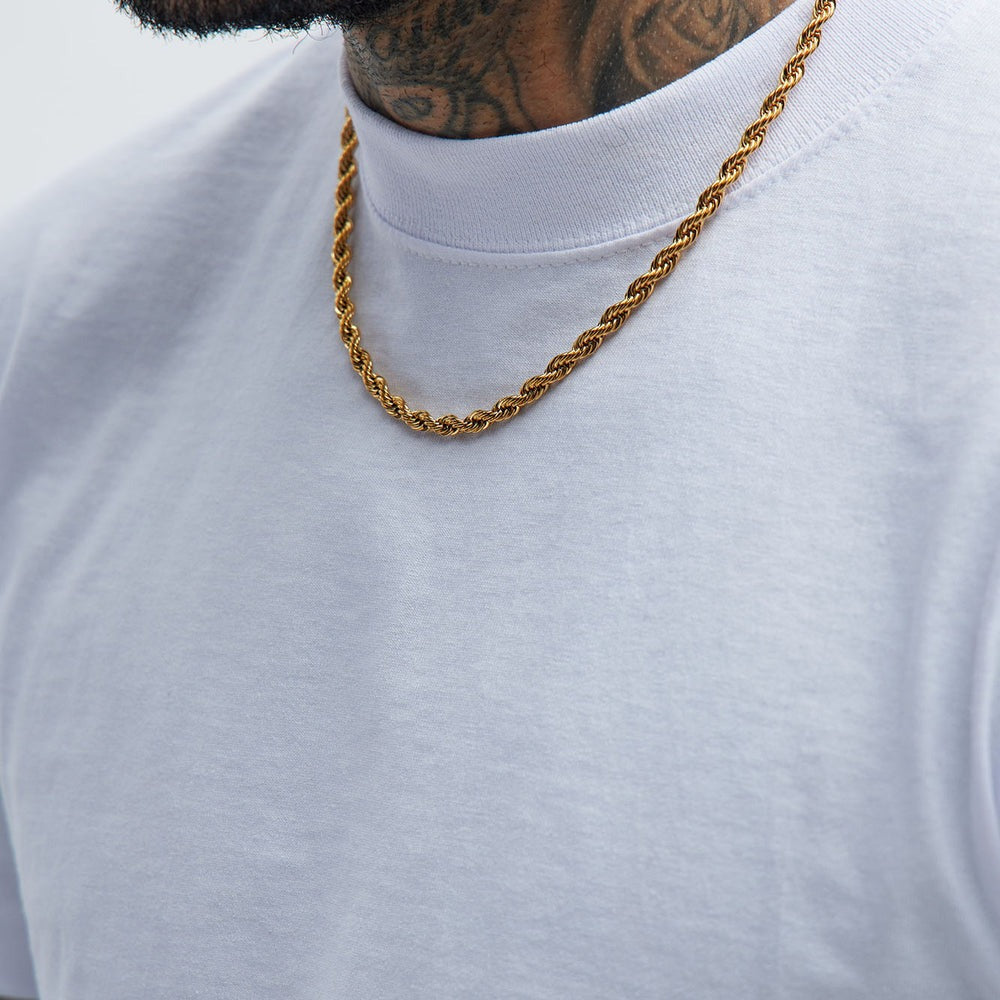 5mm Premium 20â3 Rope Chain Necklace