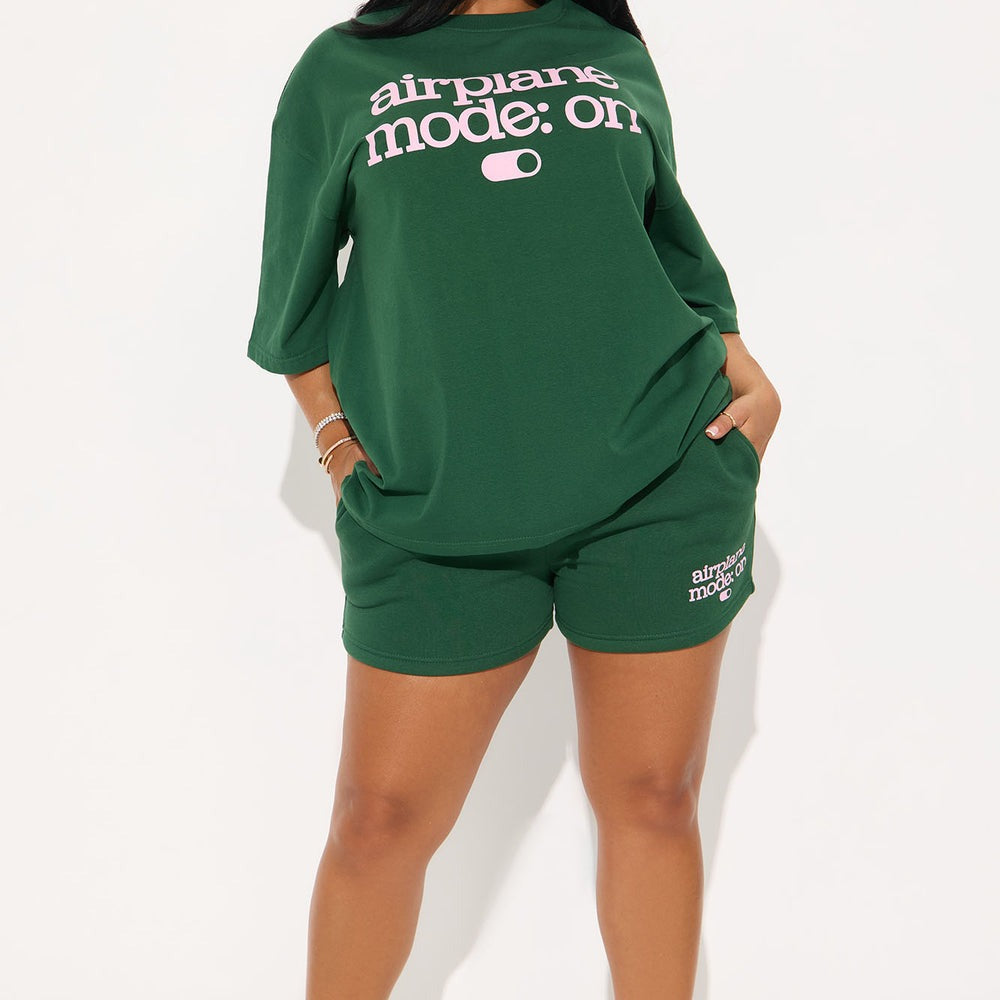 Airplane Mode On Lounge Short Set
