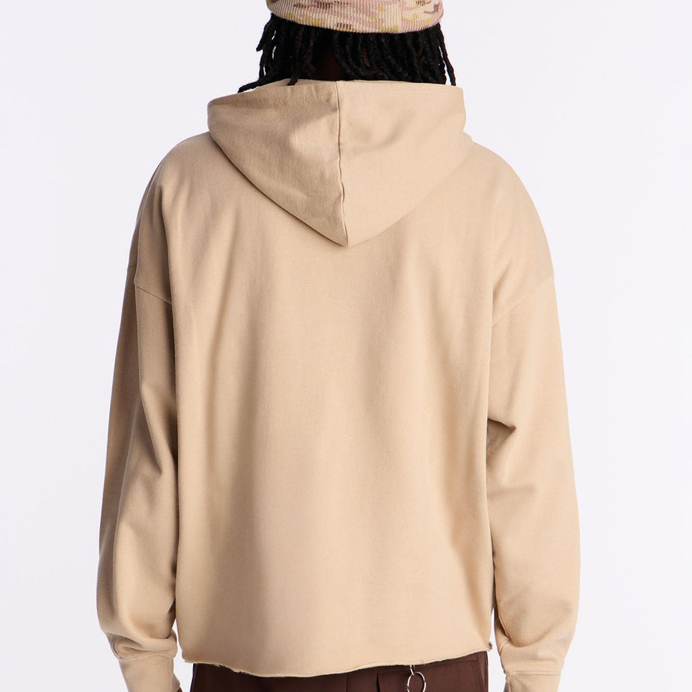 Aint A Saint Raw Hem Oversized Hoodie