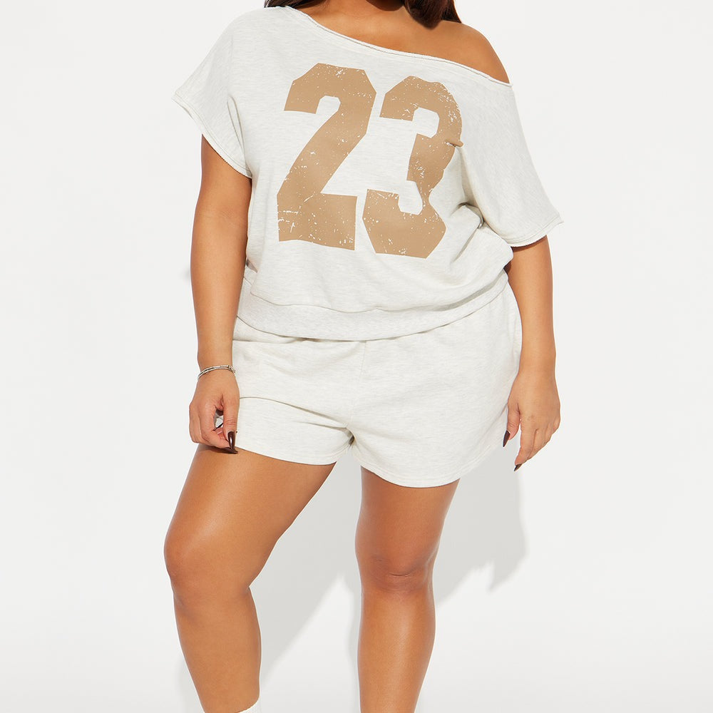 23 Off Shoulder Short Set