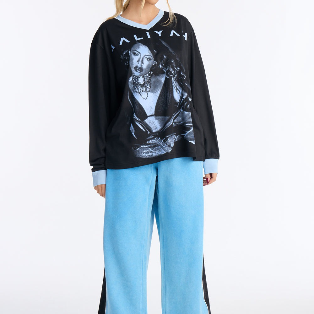 Aaliyah 79 Satin Long Sleeve Jersey