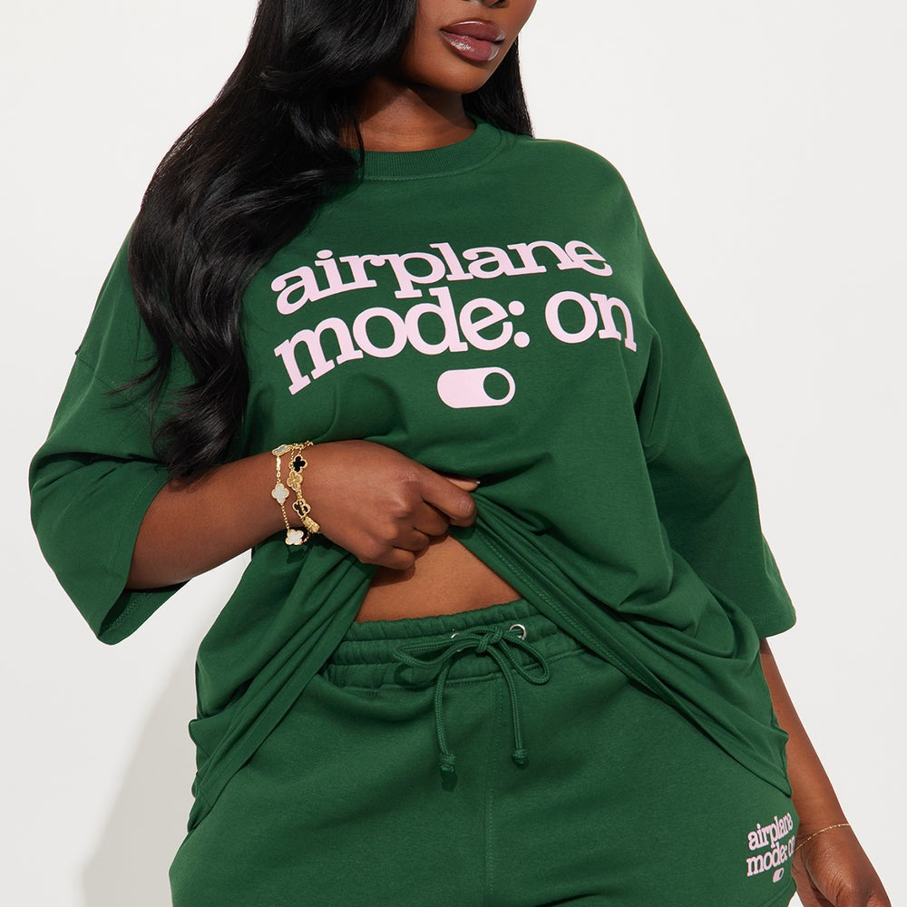 Airplane Mode On Lounge Short Set