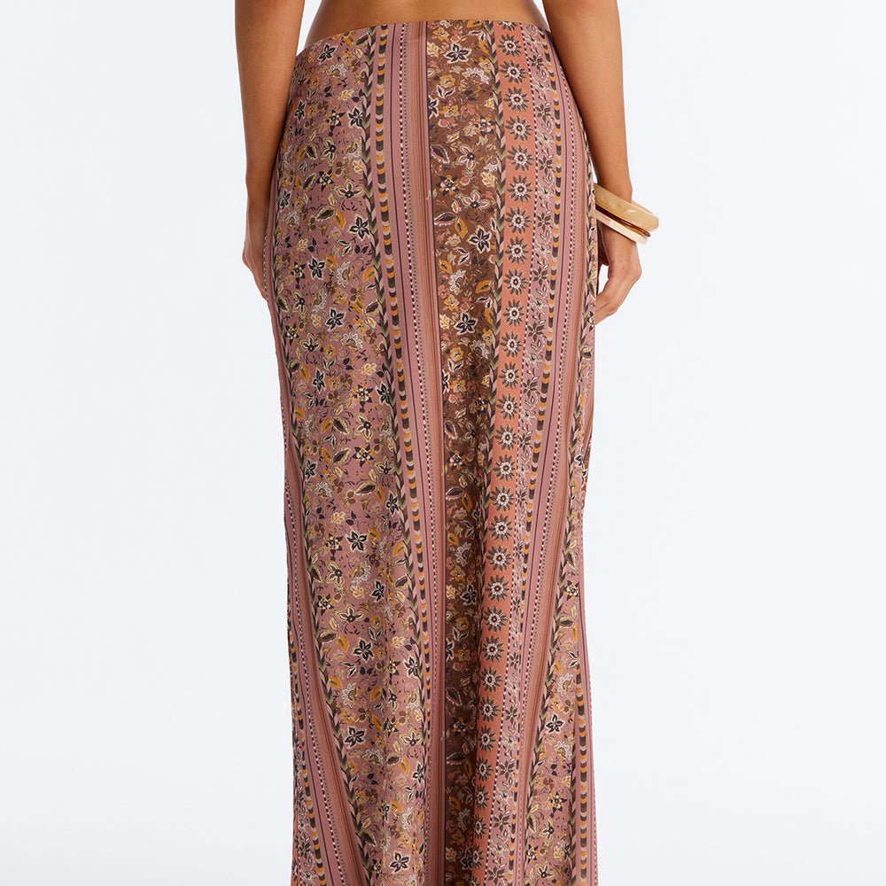 Adria Floral Mesh Maxi Skirt