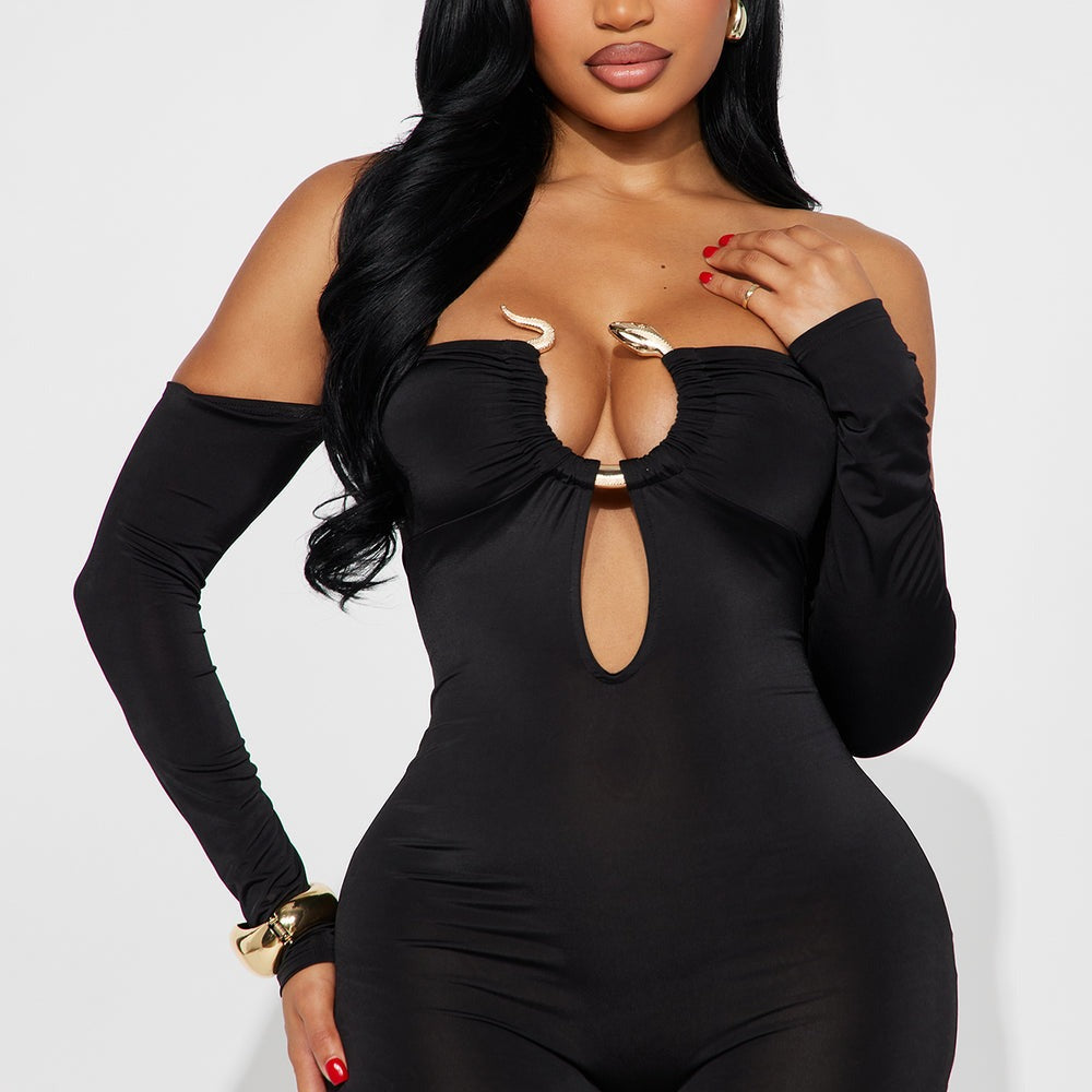 Alana Long Sleeve Micro Short Romper