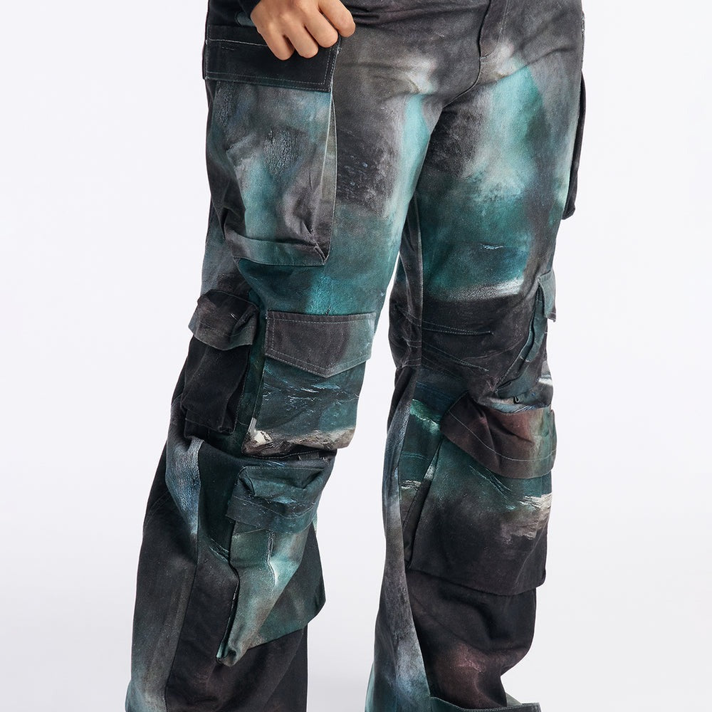 Alba Cargo Wide Leg Low Rise Pant 32â3