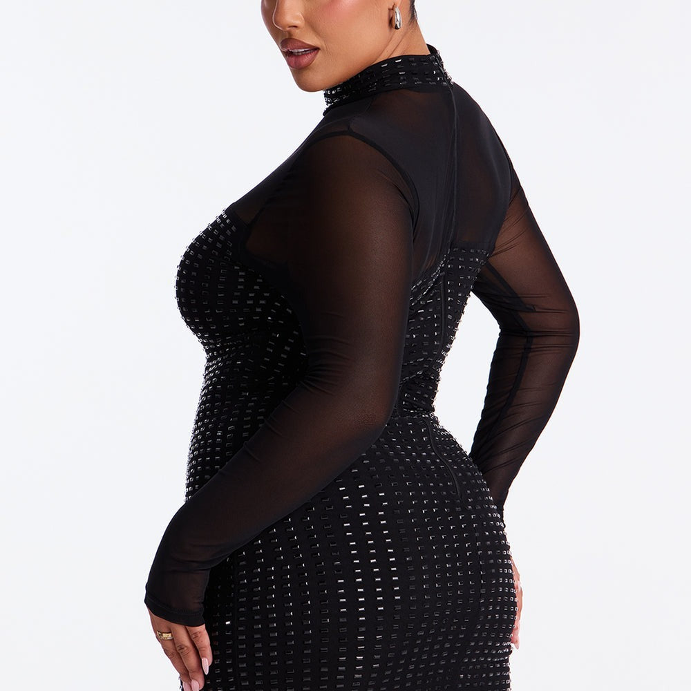 Alani Rhinestone Mini Dress