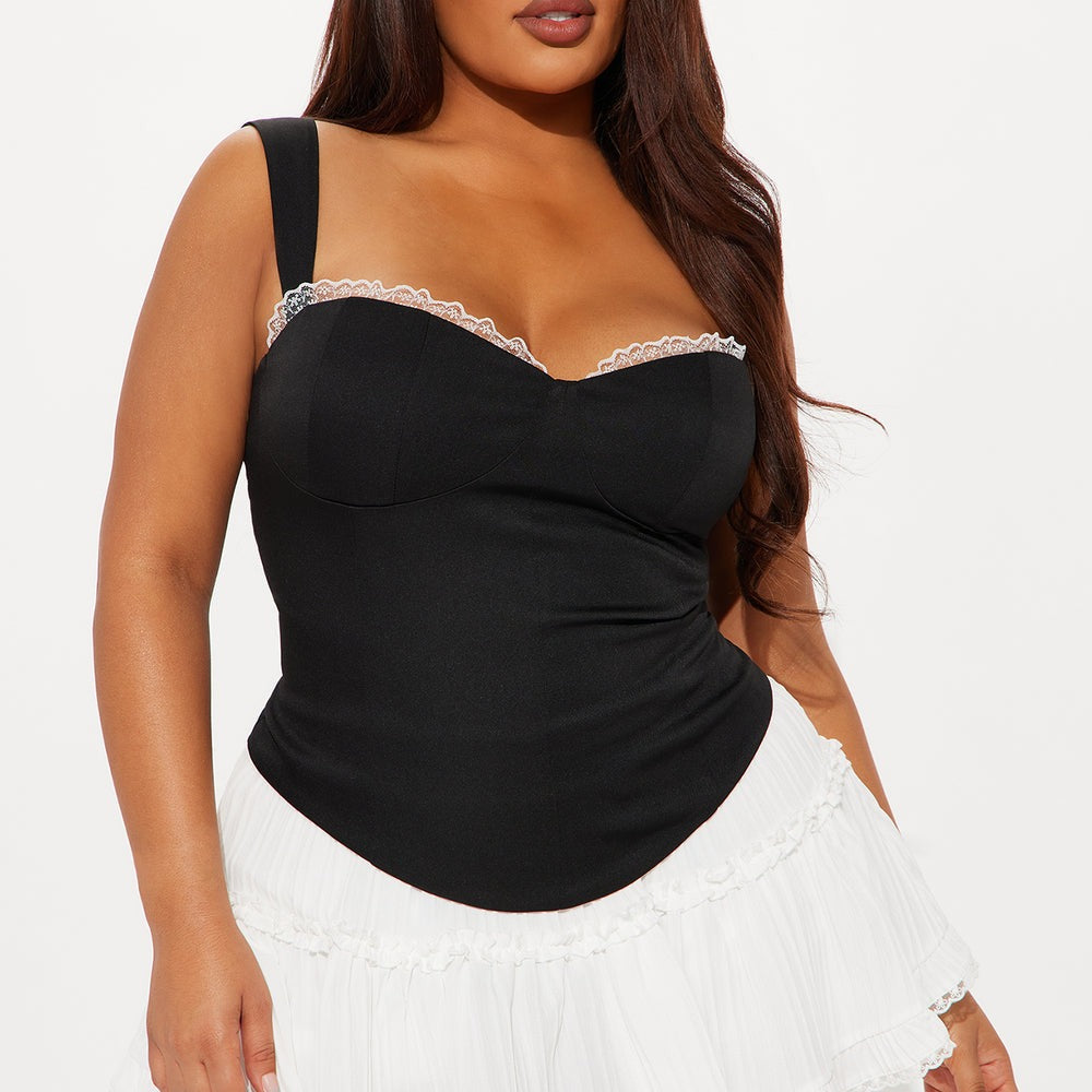 Acting Sweet Corset Top