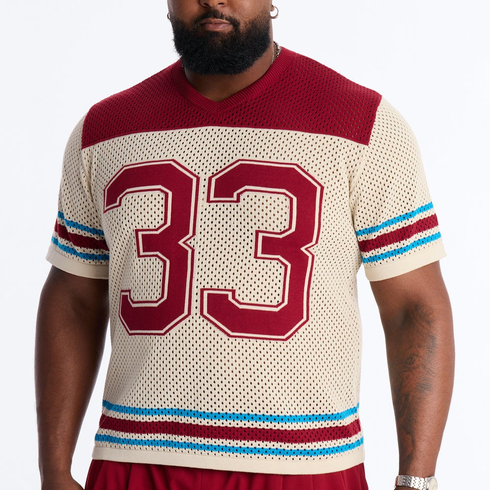 33 Striped Short Sleeve Jersey