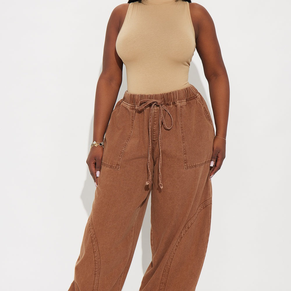 Alicia Washed Jogger Twill Pant
