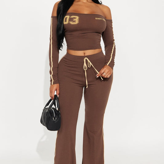 03' Energy Off Shoulder Pant Set