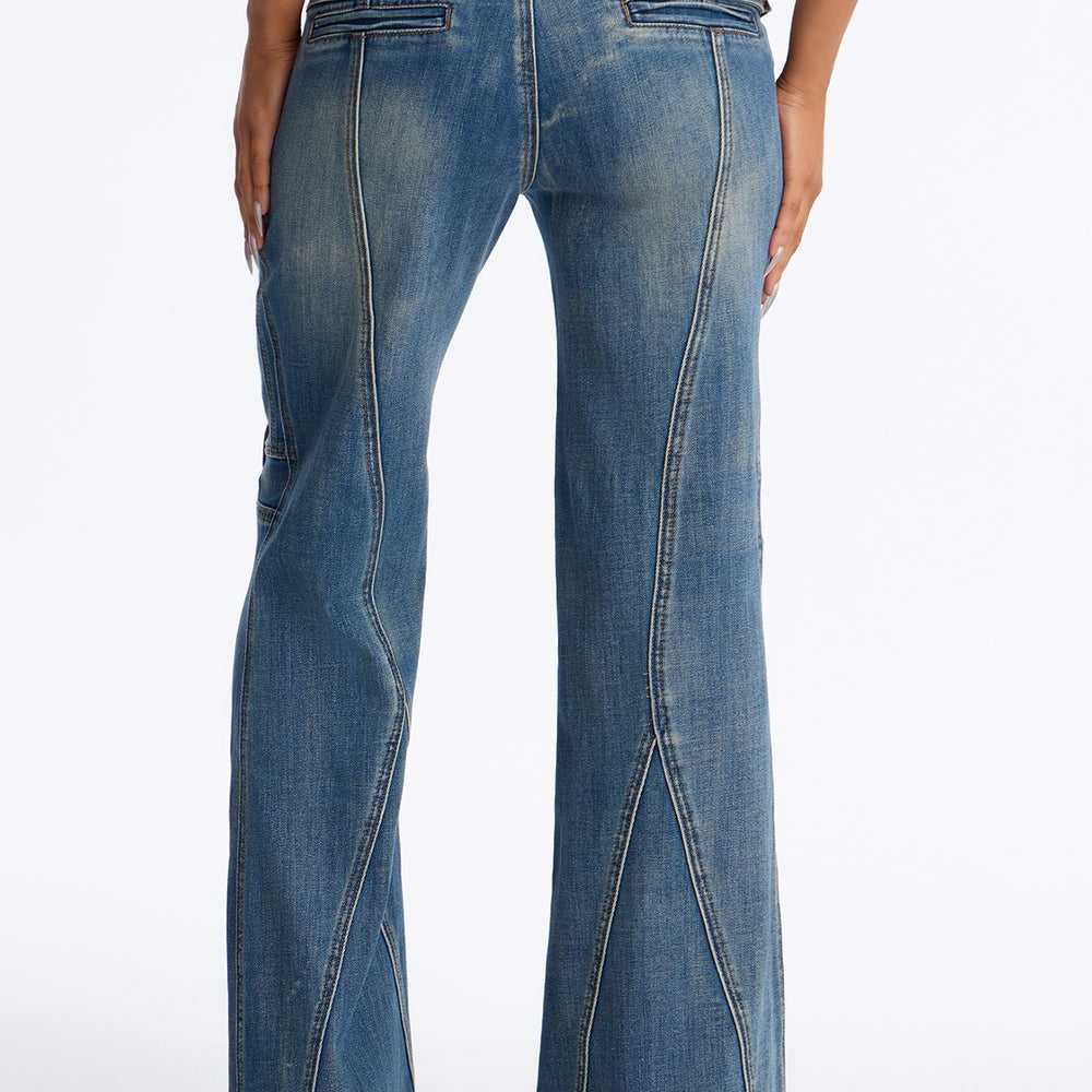 A Home Run Stretch Flare Jeans