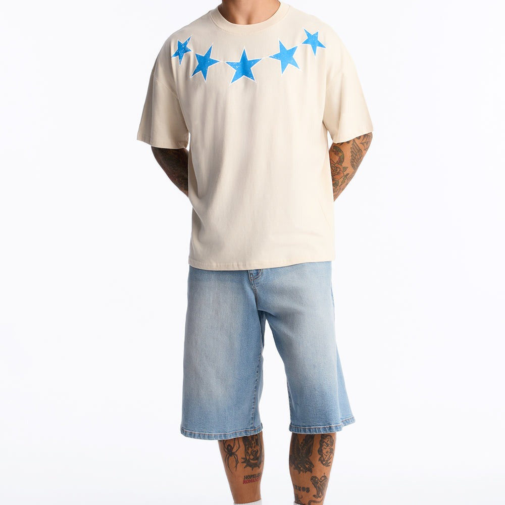 5 Star Boxy Short Sleeve Tee