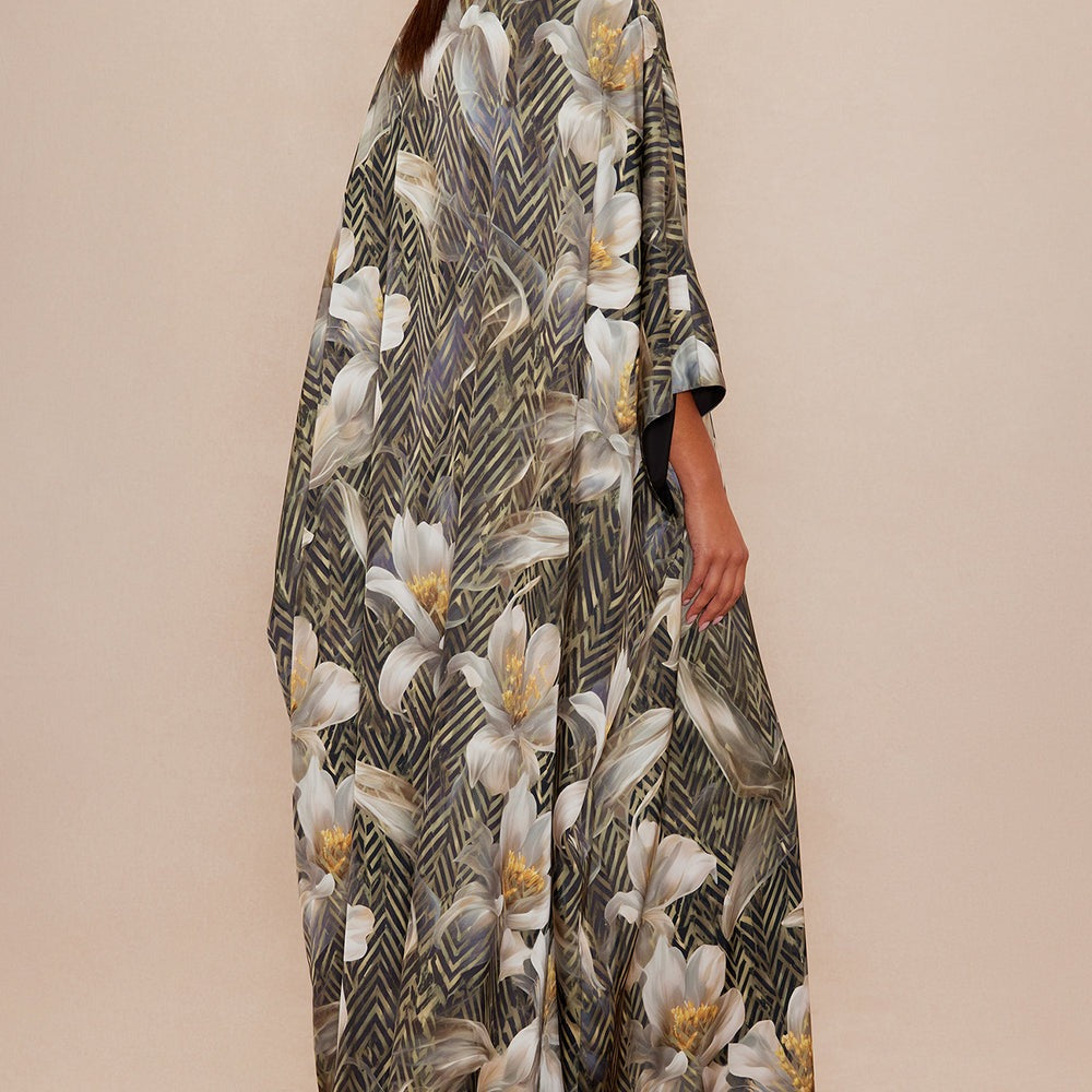 Alia Embellished Satin Maxi Dress