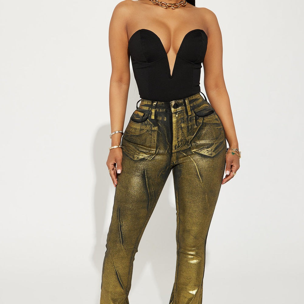 Adriana Deep Plunge Corset Top