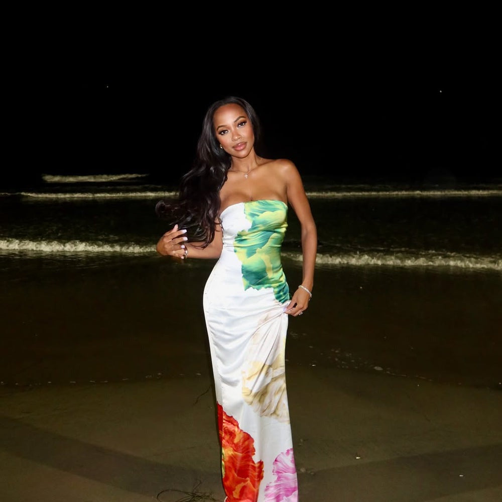 Alana Satin Maxi Dress