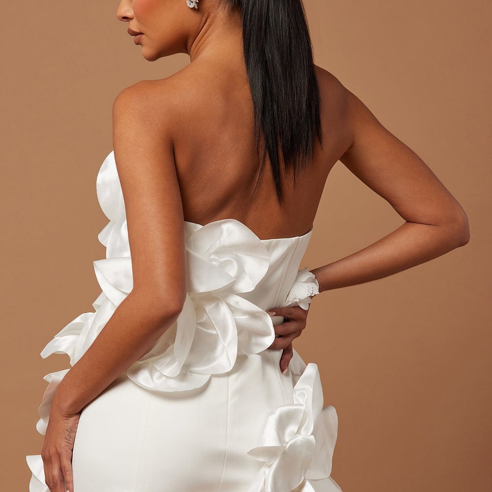 Abbie Satin Mini Dress