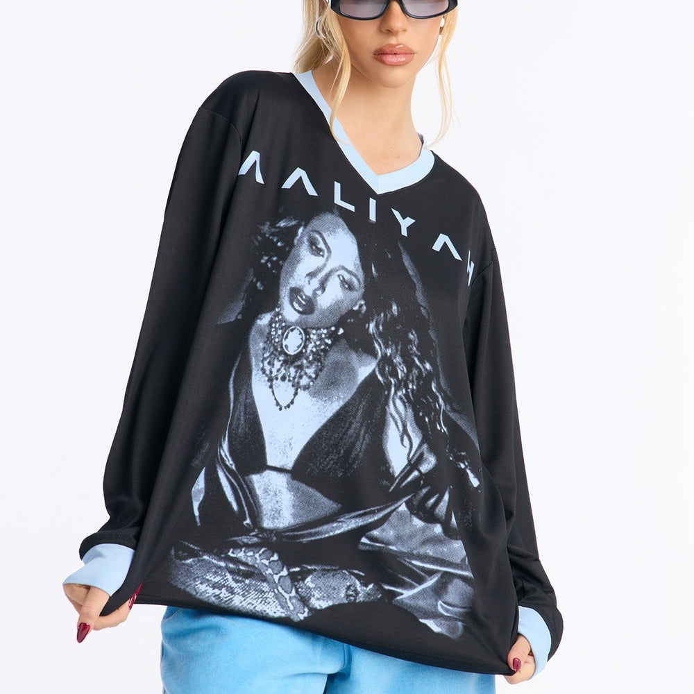 Aaliyah 79 Satin Long Sleeve Jersey