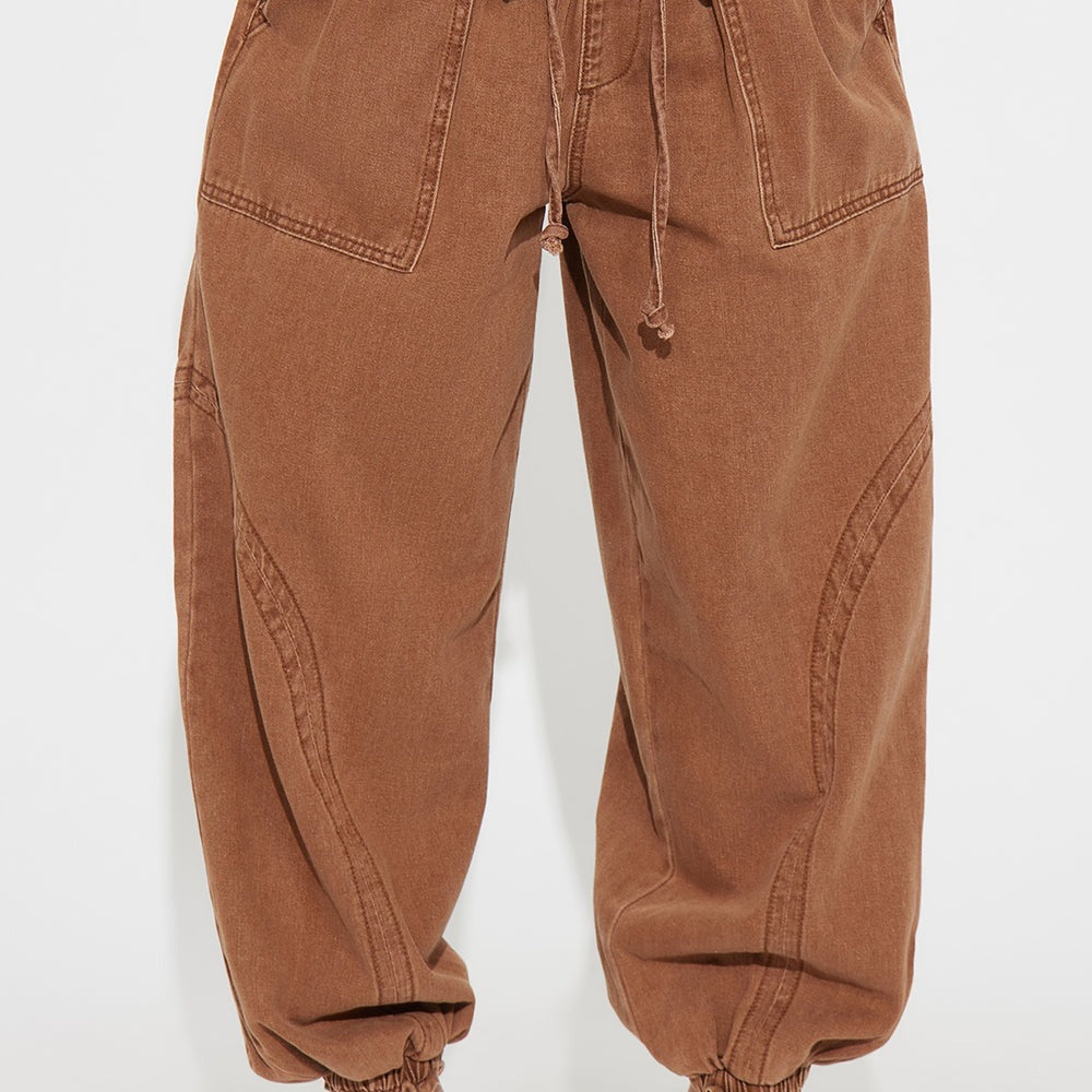 Alicia Washed Jogger Twill Pant