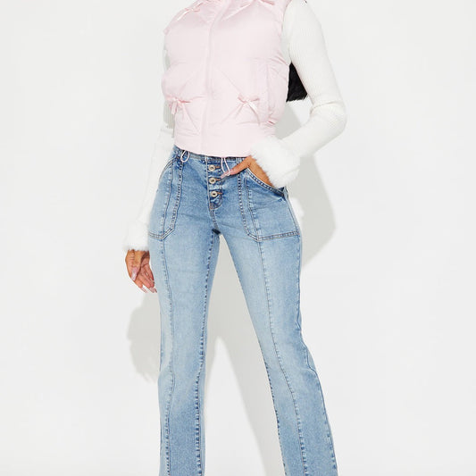 90s Buttonfly Bootcut Jeans