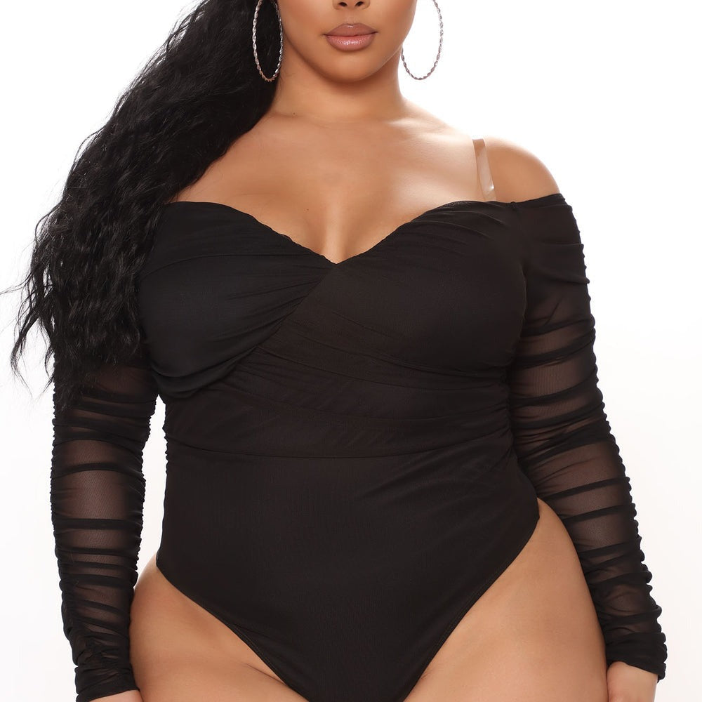 A Hot Mesh Bodysuit