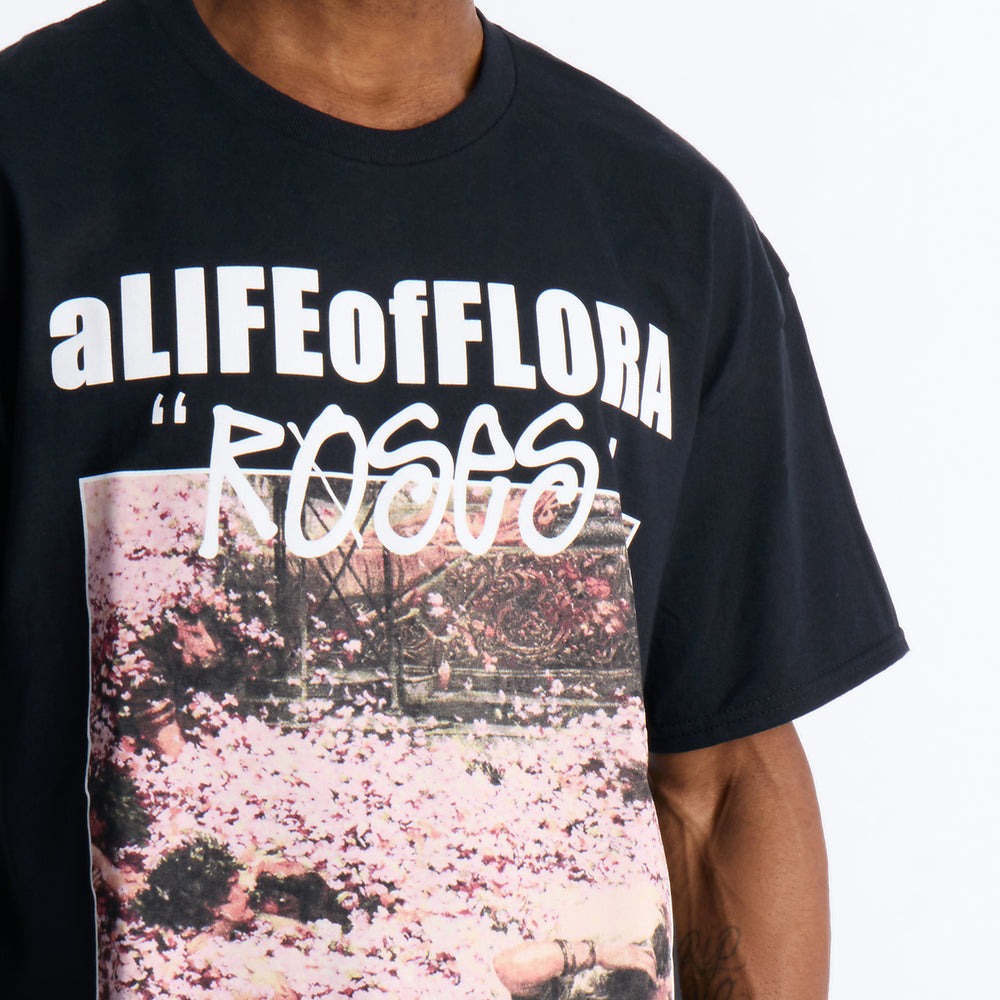 A Life Of Flora Oversized Short Sleeve Tee