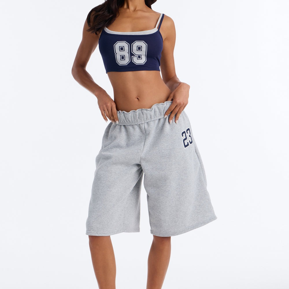 89 Double Layered Cropped Tank Top