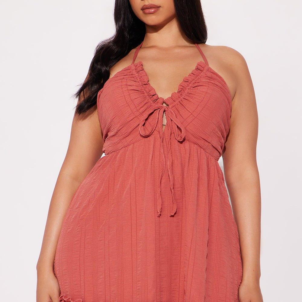 Alexandra Tie Back Maxi Dress