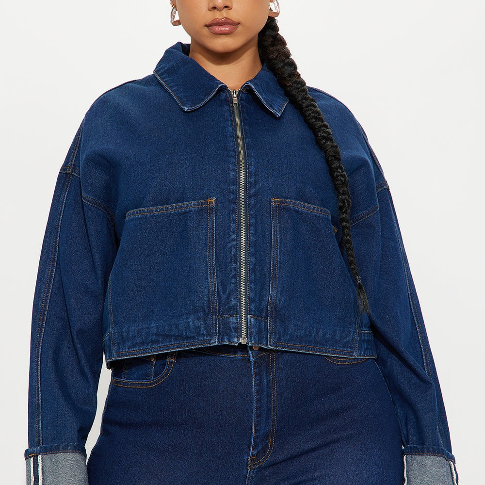 Adrian Cuffed Denim Jacket