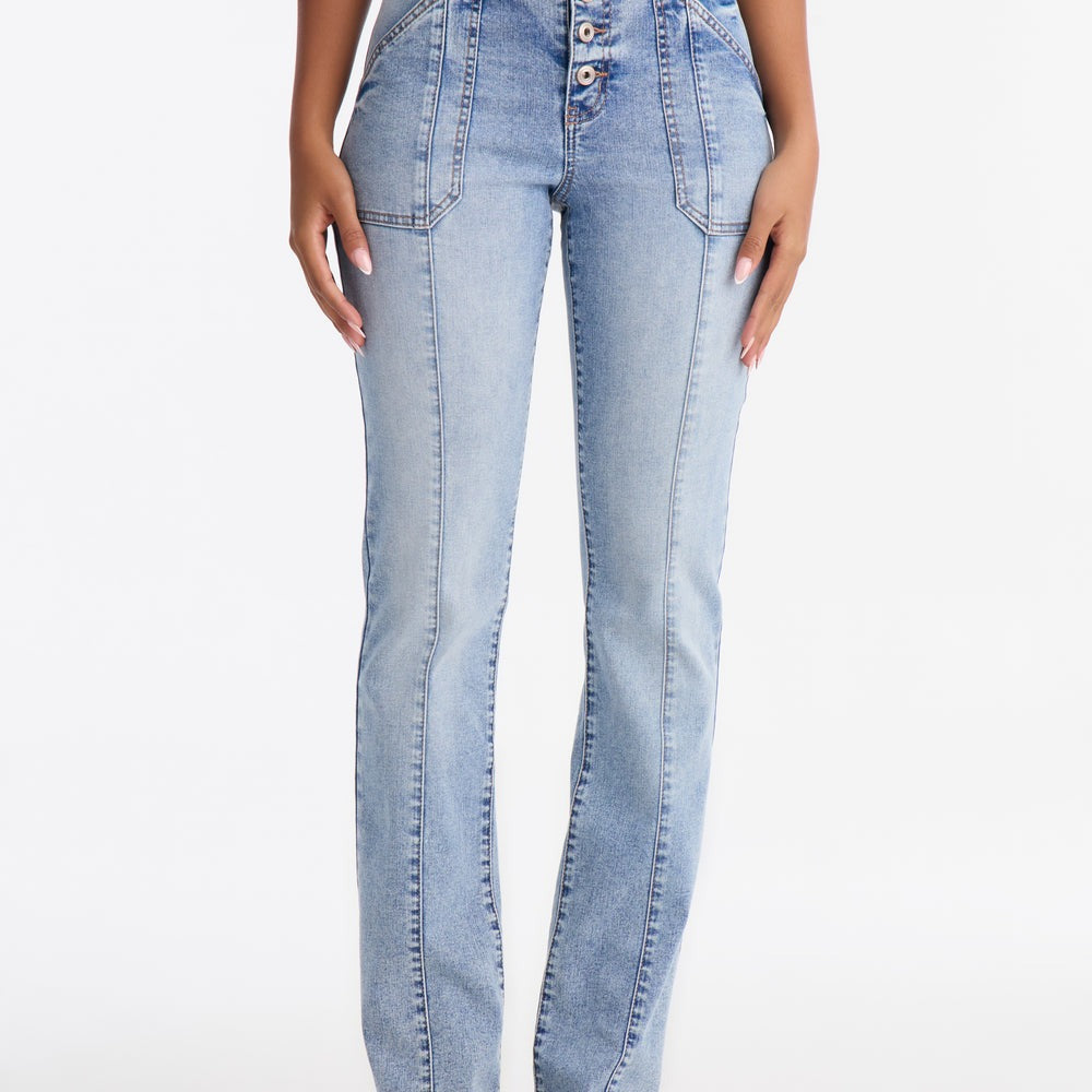 90s Buttonfly Bootcut Jeans